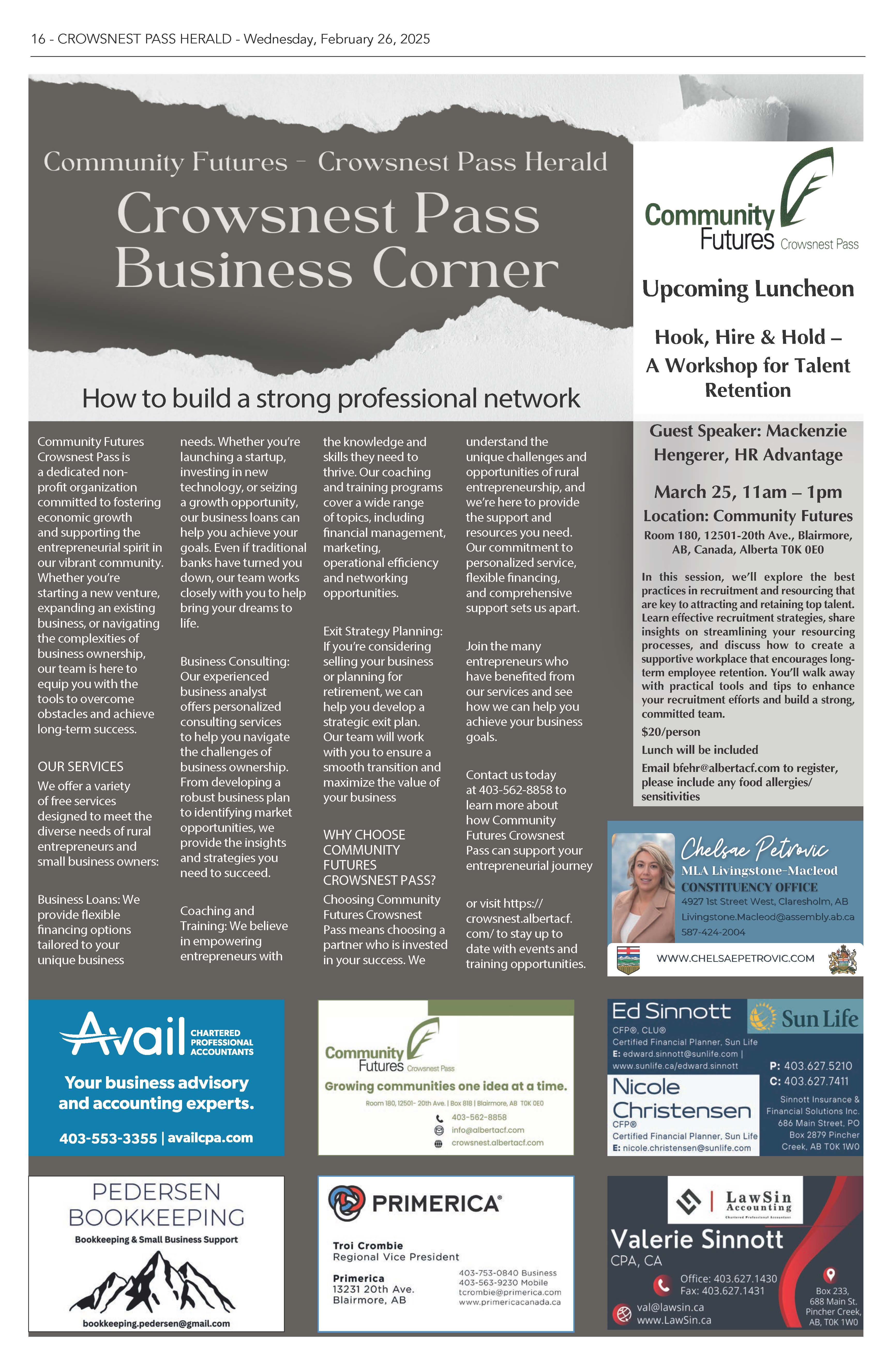 Feb 2025 Business Courner