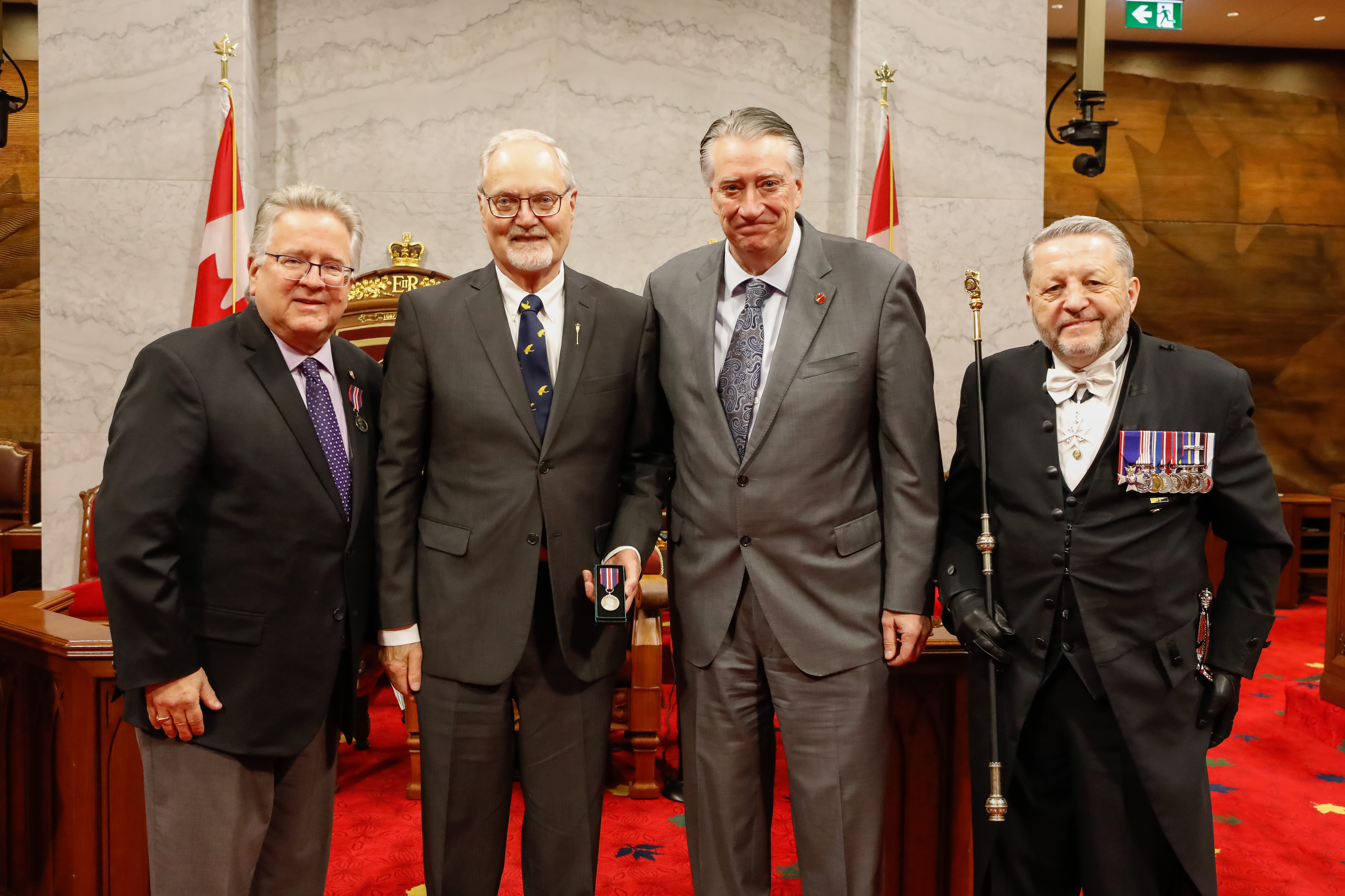 Mar262025 Fred Bradley King Charles III Medal Ceremony Senate Chamber01 51